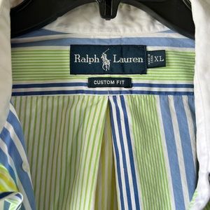 Mens colorful button down shirt